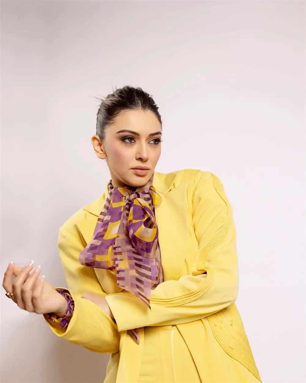 Hansika Motwani Photoshoot In Yellow Dress